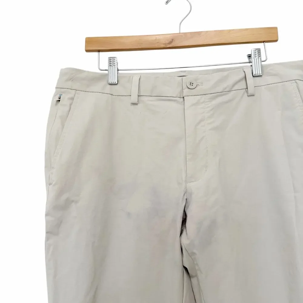 Vineyard Vines Tan On The Go Performance Chino Pants Sz 35x32